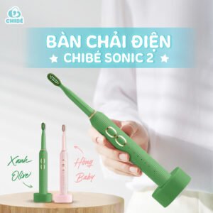 BÀN CHẢI ĐÁNH RĂNG ĐIỆN CHIBÉ SONIC 2 CB039