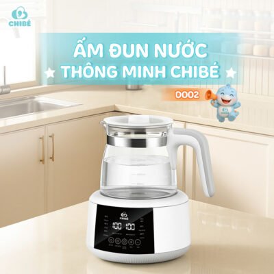 ẤM ĐUN NƯỚC PHA SỮA THÔNG MINH CHIBÉ D002